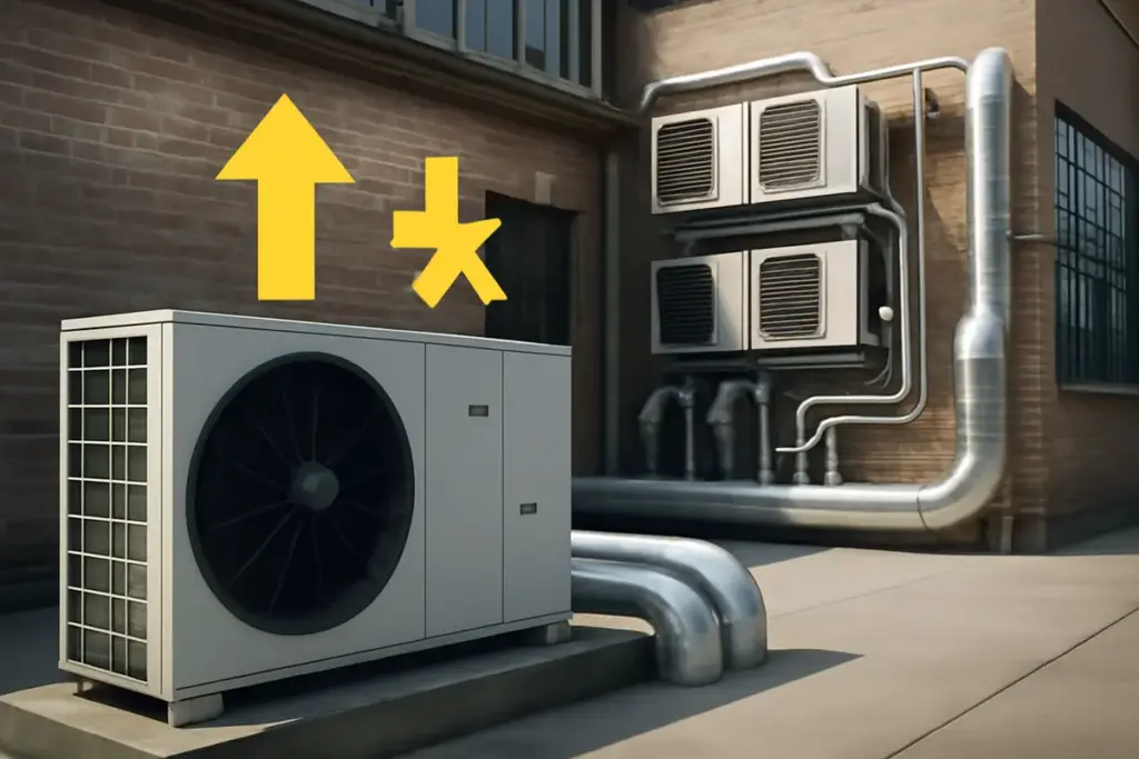 Quali sono i principali vantaggi delle pompe di calore industriali? Moltiplica l’efficienza senza modificare la struttura