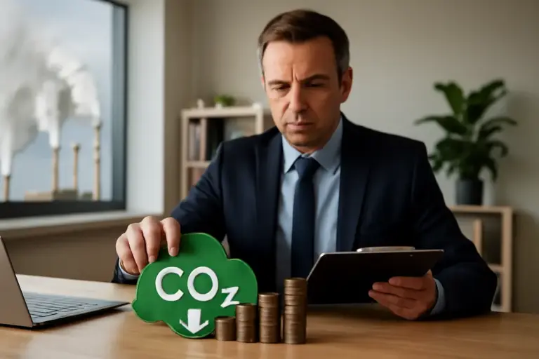 Ridurre le emissioni di CO₂ nelle aziende: la strategia passo dopo passo che fa la differenza sui bilanci